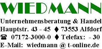 WIEDMANN Unternehmensberatung & Handel